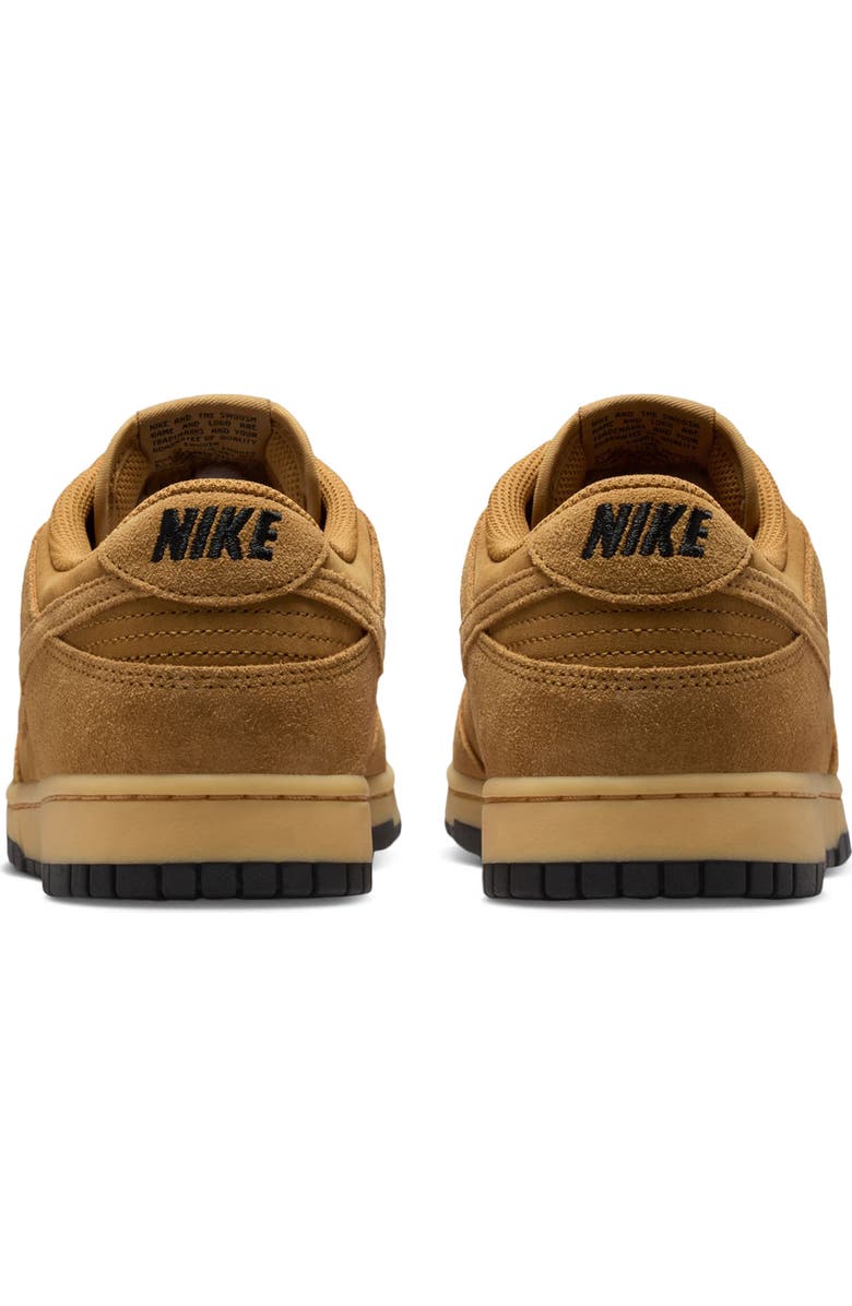 Nike Dunk Low Basketball Sneaker, Alternate, color, Wheat/ Black