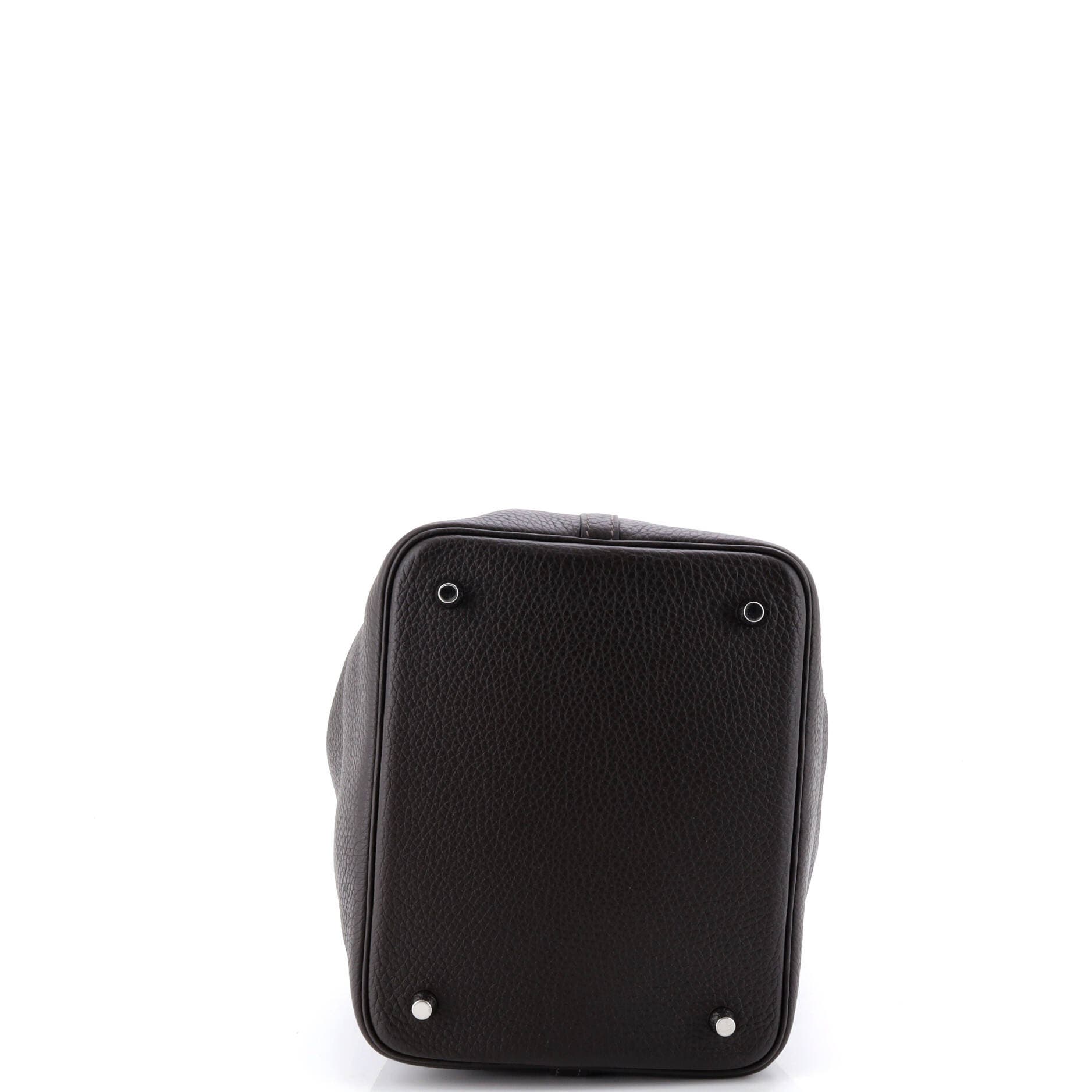 Picotin Lock Bag Clemence MM, Alternate, color, Brown