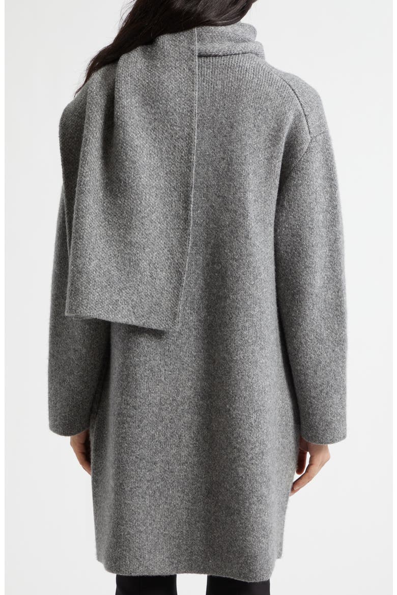 Drape Sweater Coat, Alternate, color, HEATHER GREY