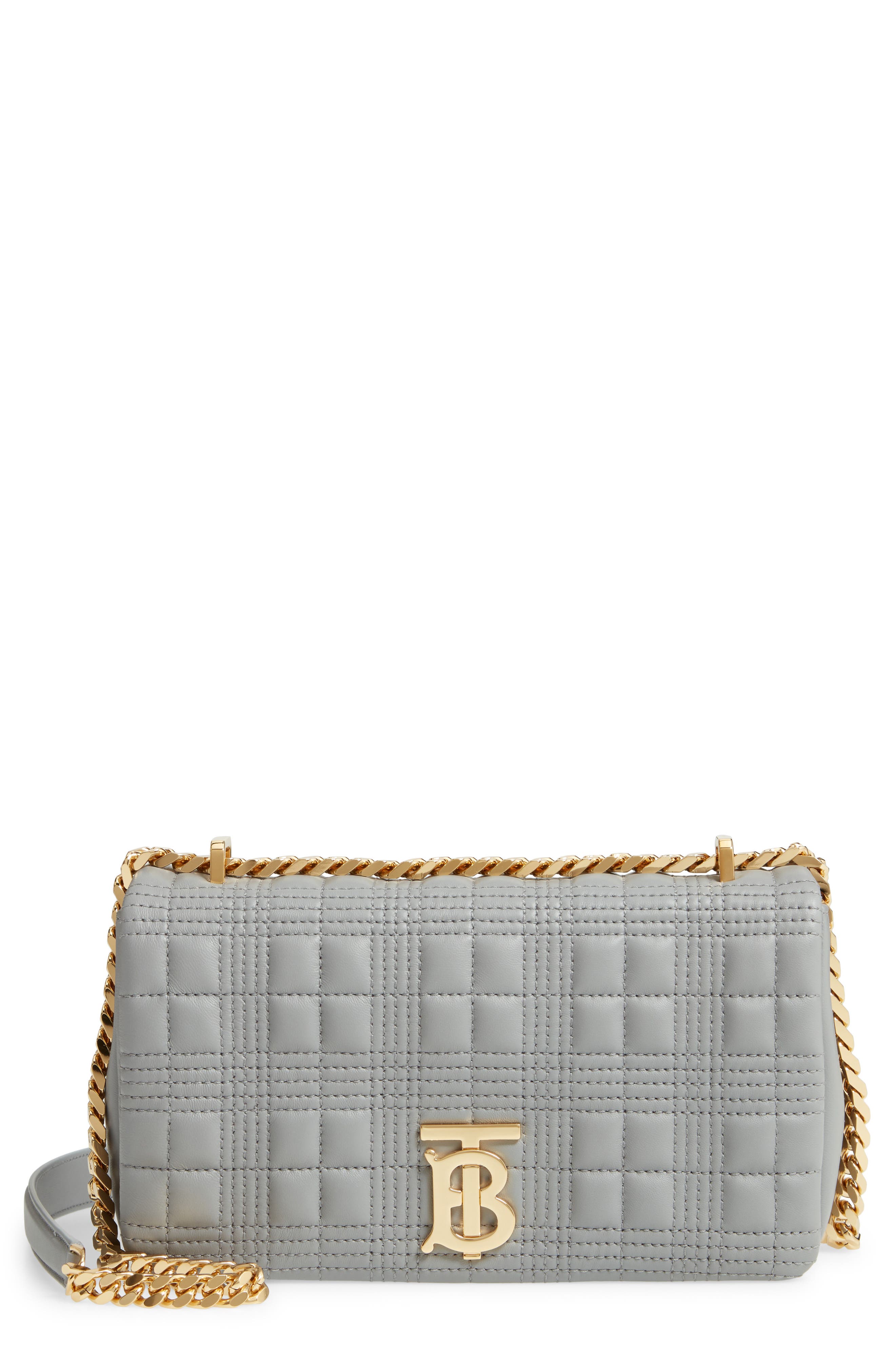 Burberry Small Lola Quilted Lambskin Bag, Main, color, 