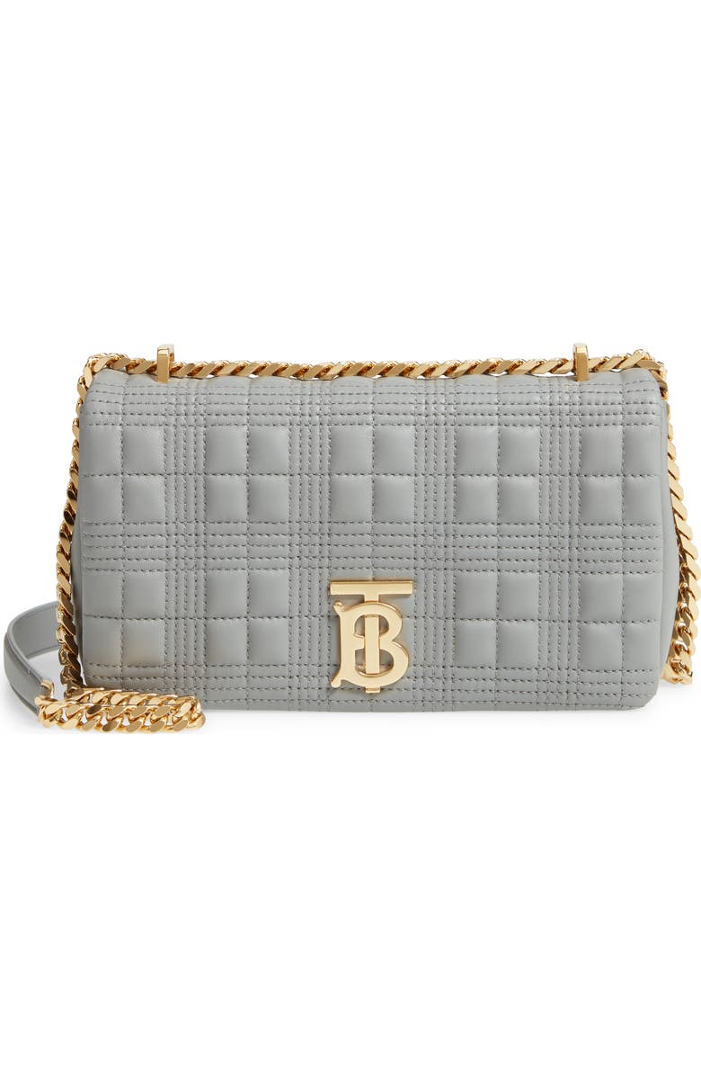 Burberry Small Lola Quilted Lambskin Bag, Main, color,