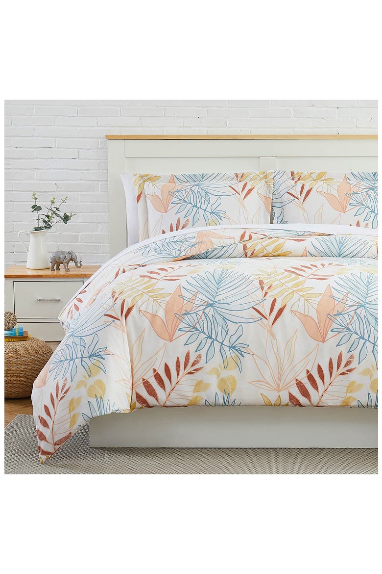 Tropic Leaf Oversized Comforter Set, Alternate, color, TROPIC LEAF