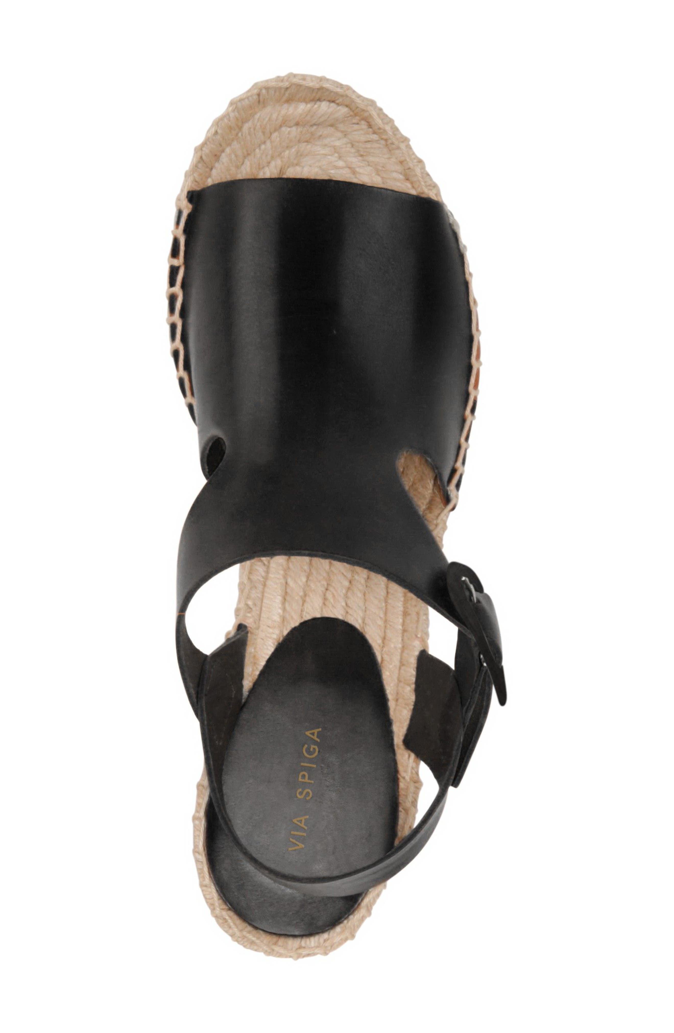 Via Spiga Nolan Espadrille Wedge Sandal, Alternate, color, 