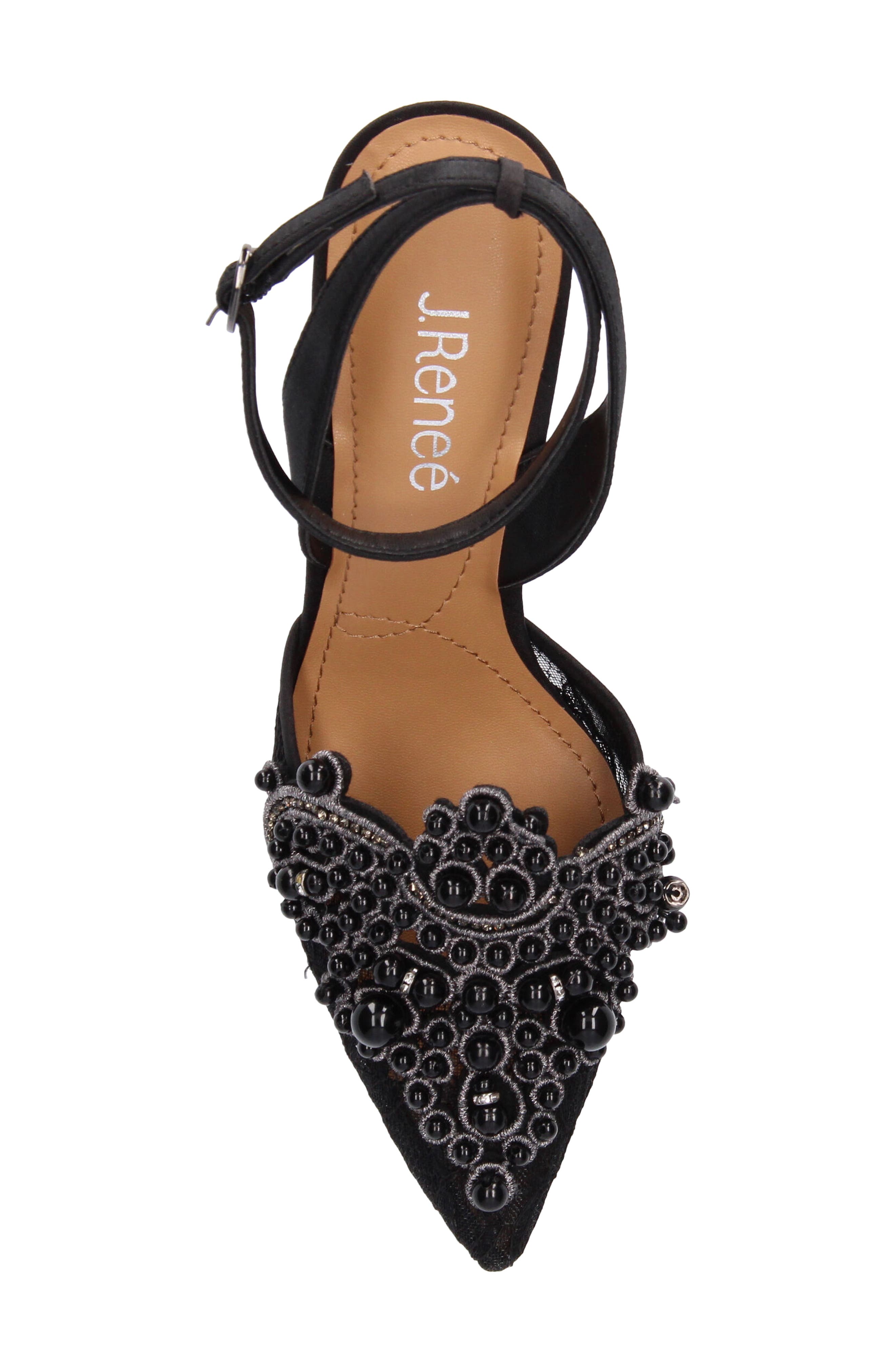 J. Reneé Desdemona Pointed Toe Pump, Alternate, color, Black