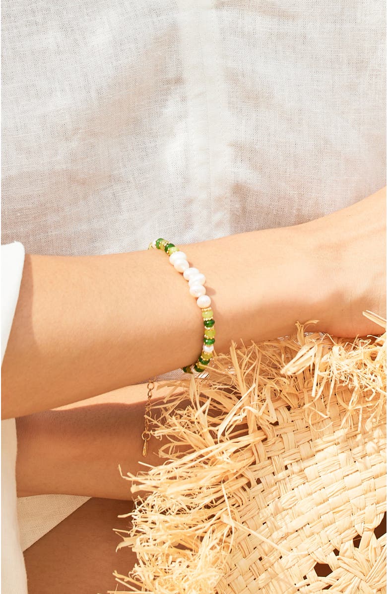 RC RETRO CHIC Thetis Bracelet, Alternate, color, Green & White