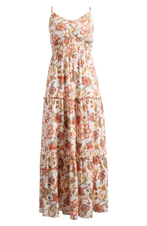 Halogen ® Floral Smocked Maxi Sundress In Multi