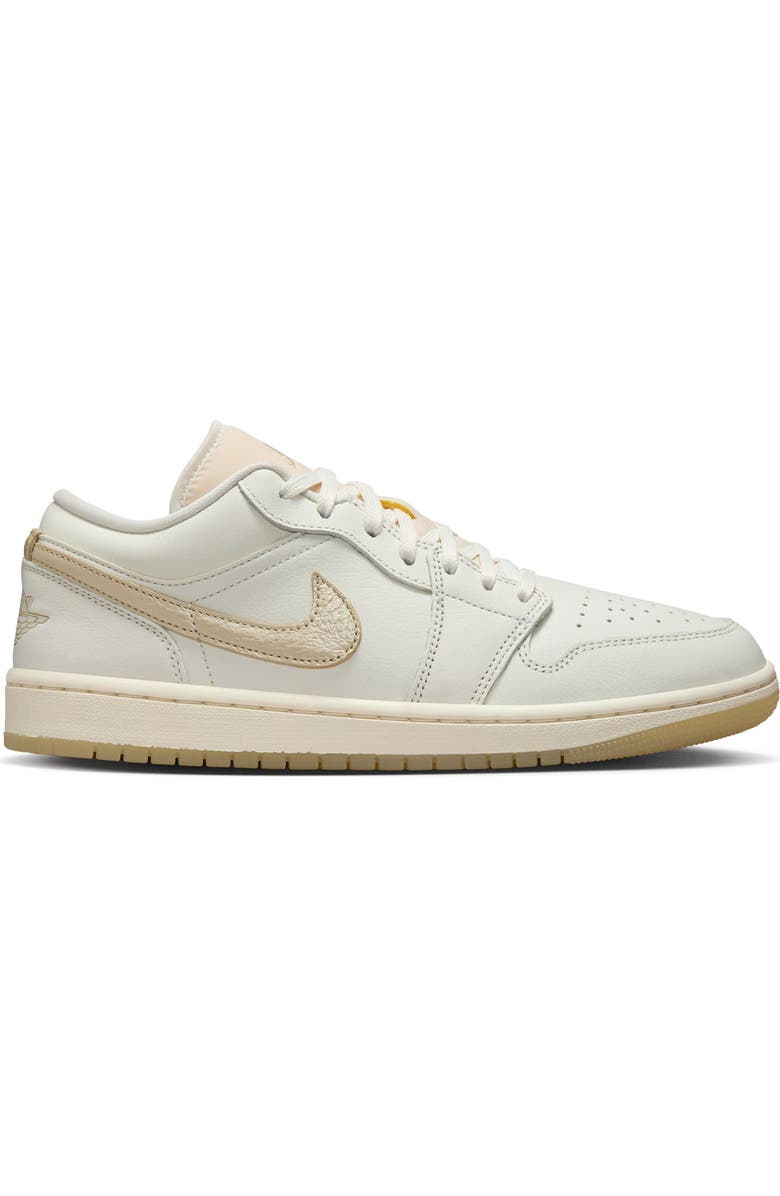 Jordan Air Jordan 1 Low SE Basketball Sneaker, Alternate, color, Sail/ Team Gold/ Pale Ivory