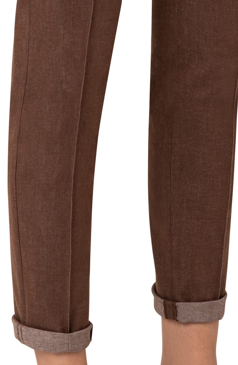 Akris Magda Stretch Denim Pants, Alternate, color, 