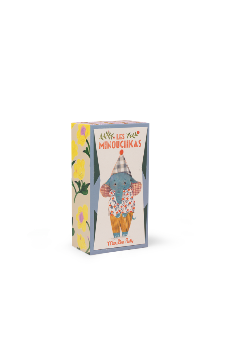 Moulin Roty Pablo the Elephant , The Minouchkas, Alternate, color, Blue