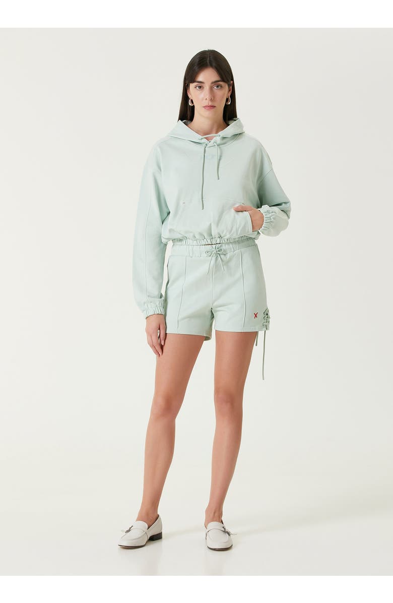 PCFG Free Heaven Crop Hoodie, Alternate, color, Light Green Surf Spray