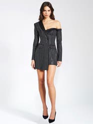 Miss Circle Winifred Rhinestone Crystal Blazer Dress
