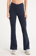 90 DEGREE BY REFLEX Superflex Madison Crossover Flared Leggings