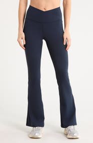 90 DEGREE BY REFLEX Superflex Madison Crossover Flared Leggings