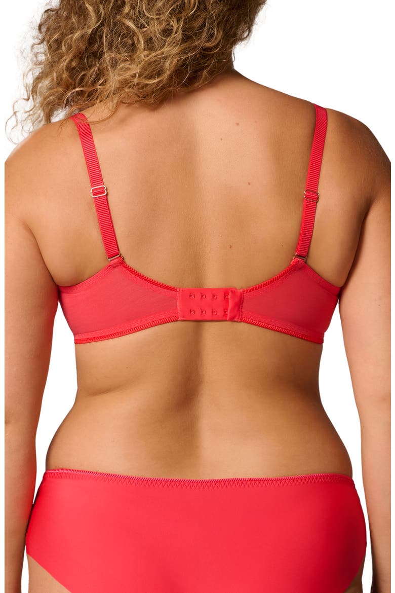 Radieuse Full Cup Underwire Bikini Top, Alternate, color, FLAMINGO