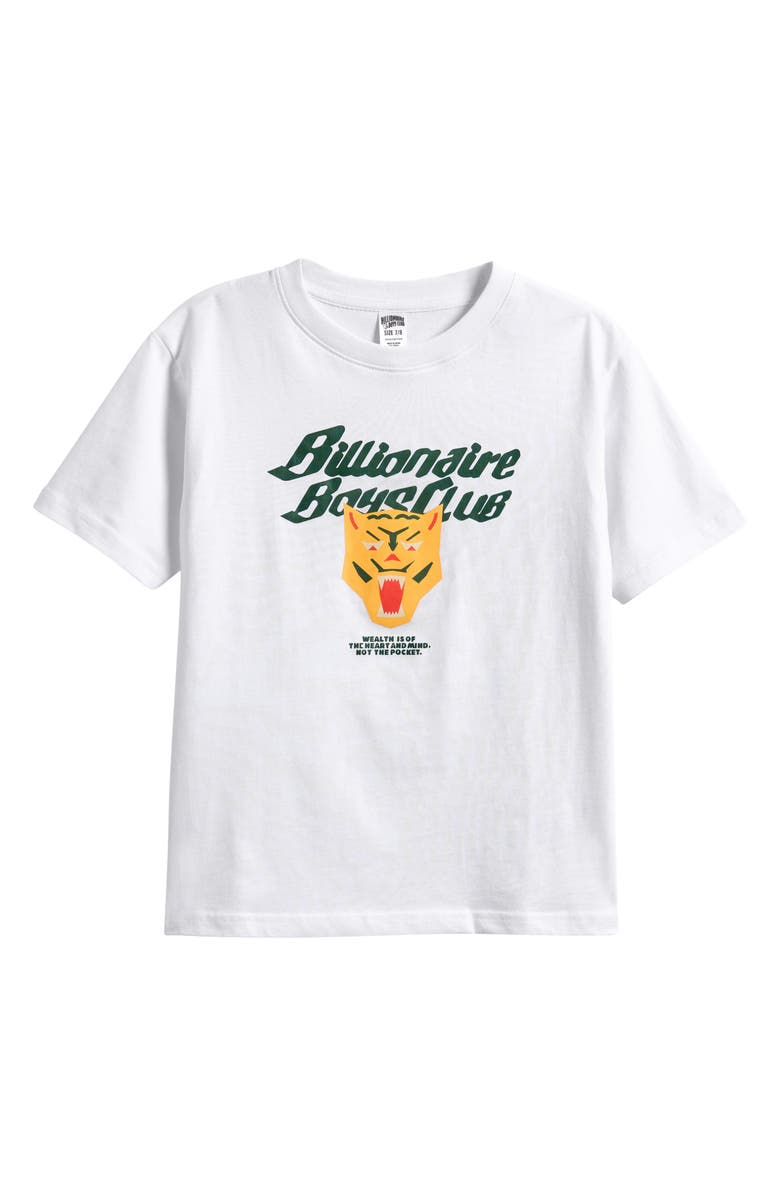Billionaire Boys Club Kids' Honor Cotton Graphic T-Shirt, Main, color, White
