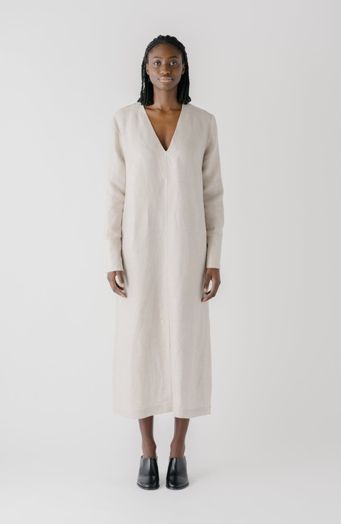 linen dress green Green Sleeveless Linen Dress C152 – YLISTYLE main image 1