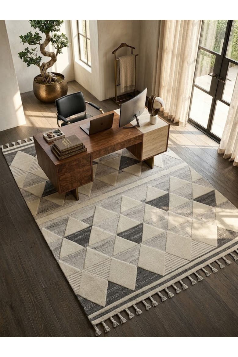 Okinawa Wool Rug 5'x8', Alternate, color, Beige