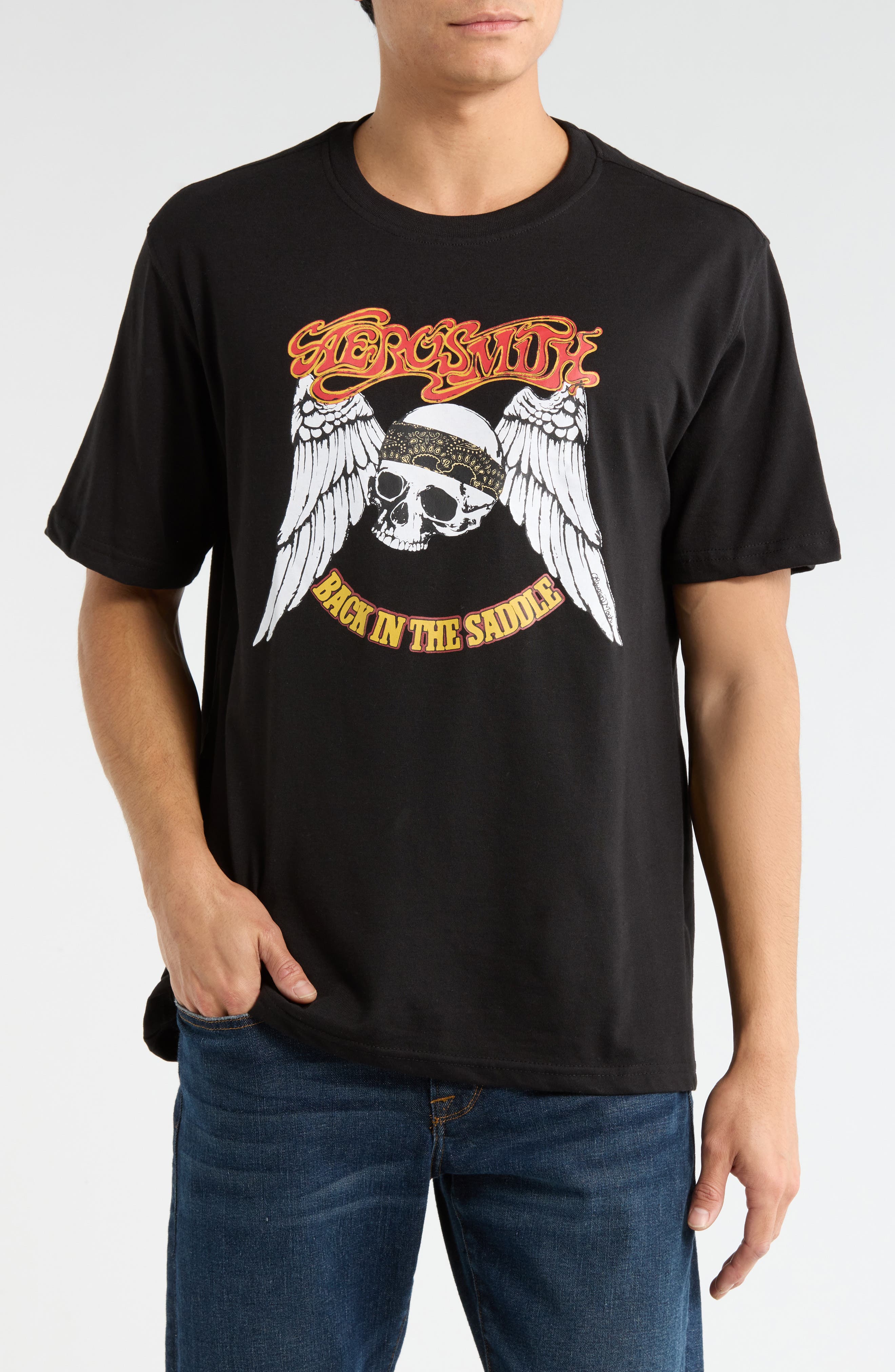 James Campbell Aerosmith Graphic T-Shirt