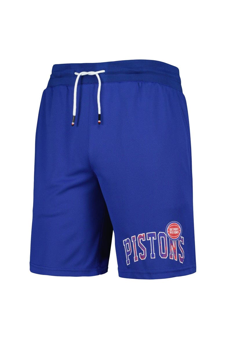 Men's Tommy Jeans Blue Detroit Pistons Mike Mesh Basketball Shorts, Alternate, color, Blue