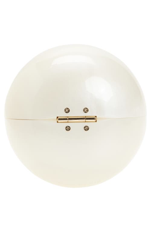 Simone Rocha Micro Egg Clutch With Imitation Pearl Strap