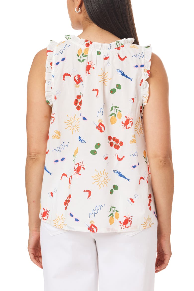 Katina Cotton Tank Top, Alternate, color, SUGAR SWIZZLE CONVERSATIONAL
