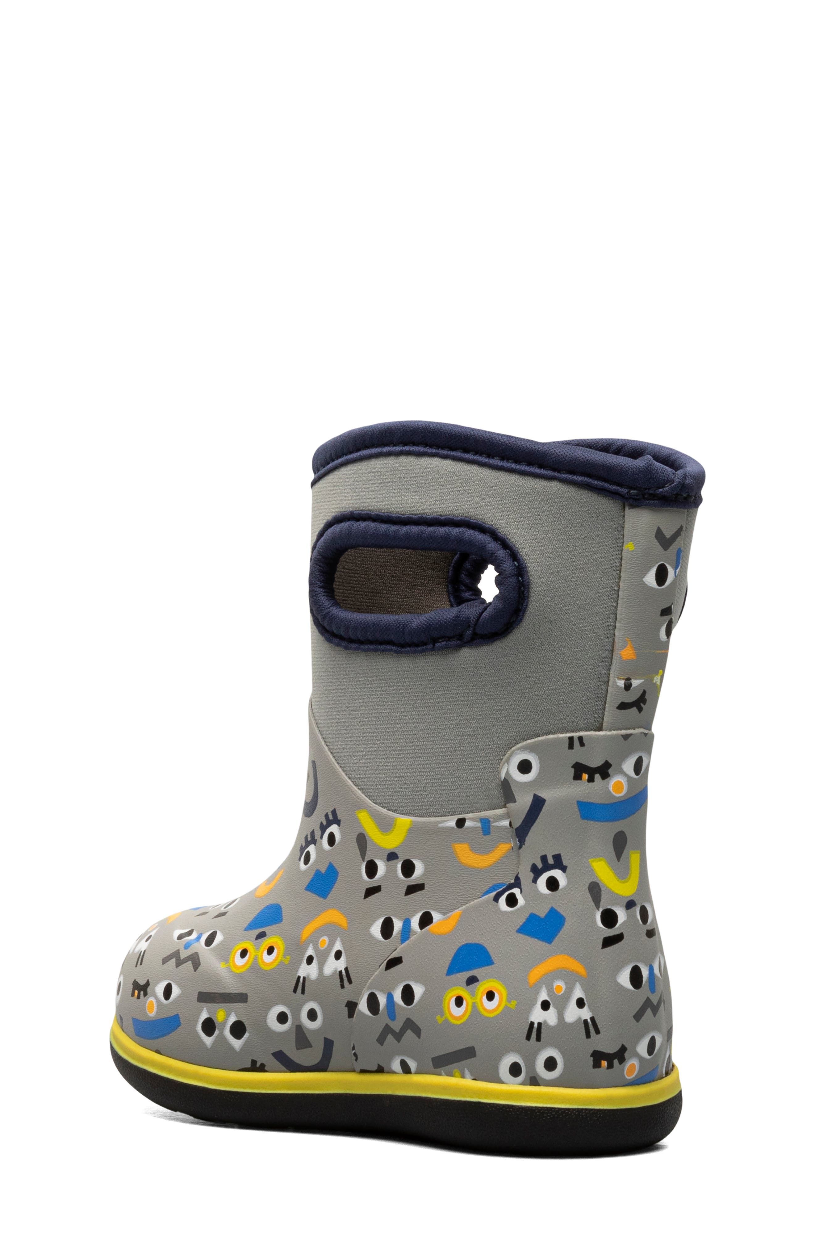 Bogs Kids' Print Waterproof Rain Boot, Alternate, color, 