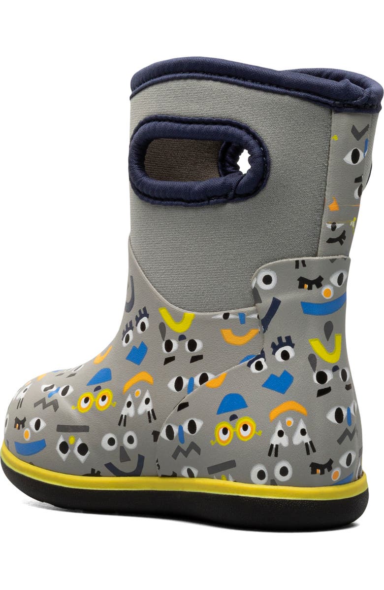 Bogs Kids' Print Waterproof Rain Boot, Alternate, color,