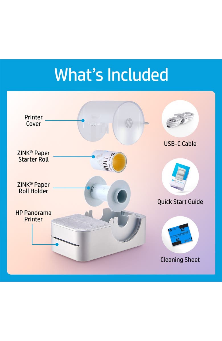 HP Sprocket Portable Photo Printer, Bluetooth Wireless Instant 2x3 Prints for iOS & Android, Alternate, color, Grey