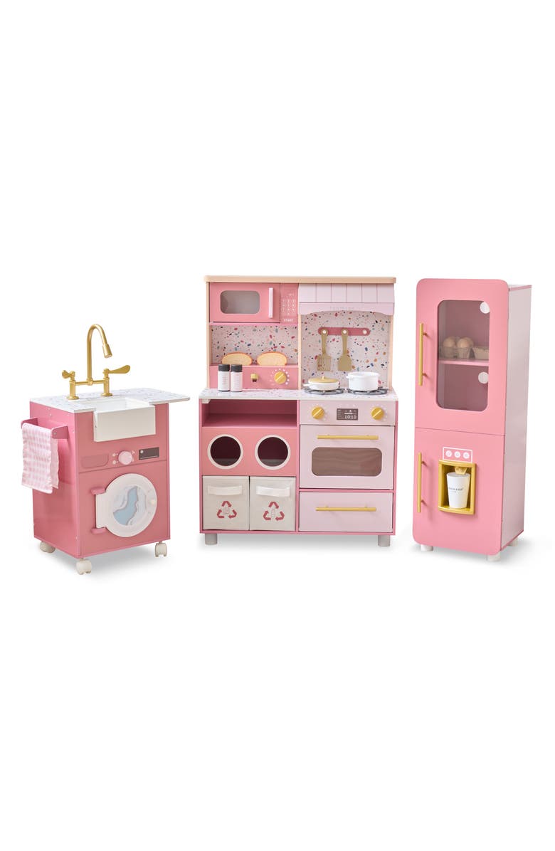 Teamson Kids Little Chef Savannah Play Kitchen & Accessories, Main, color, Pink