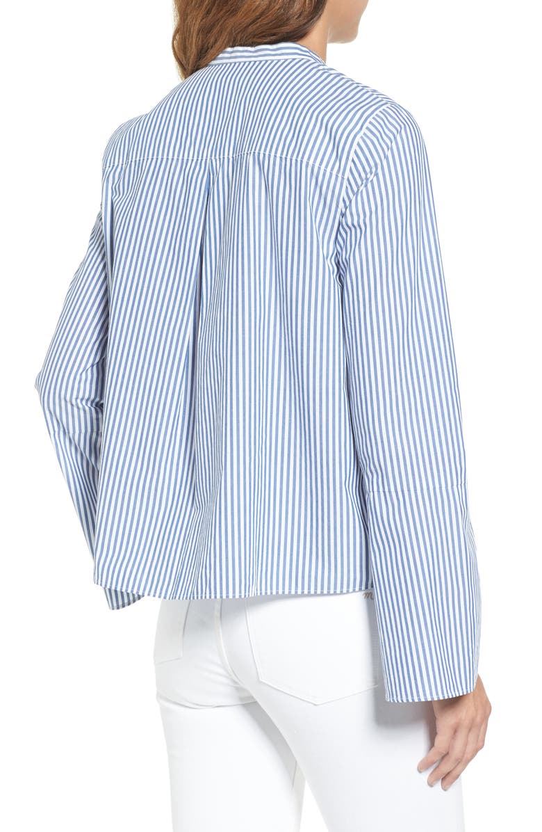 Madewell Bell Sleeve Blouse, Alternate, color, 