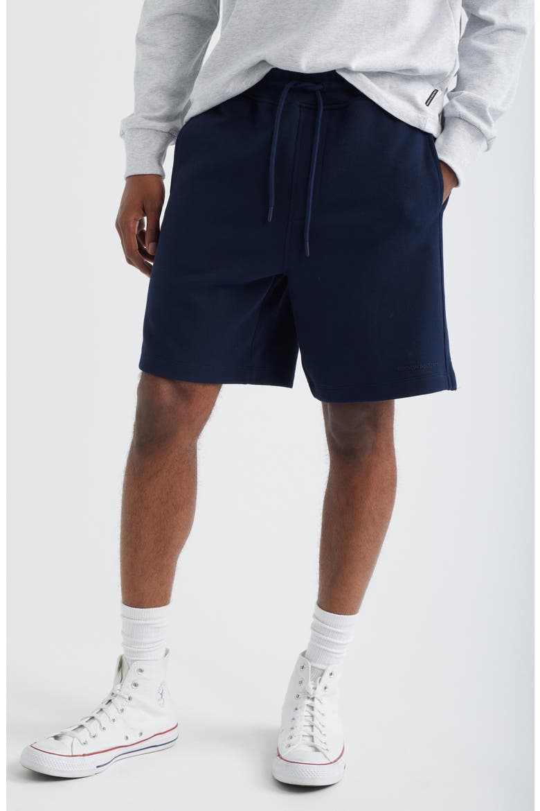 Pull-On Knit Shorts, Main, color, BLACK IRIS