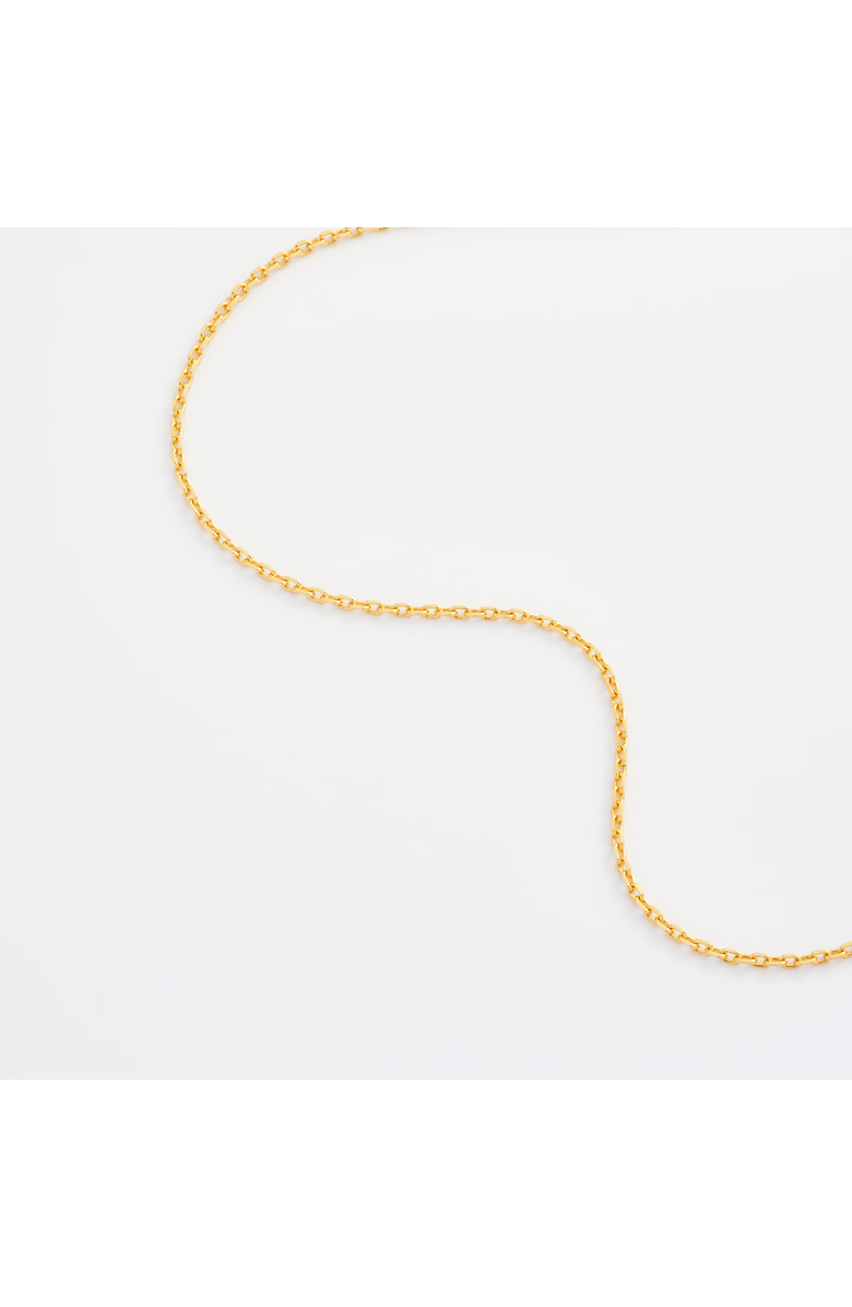 7879 Wide Diamond Cut Cable Chain Necklace, Alternate, color, Gold 24K