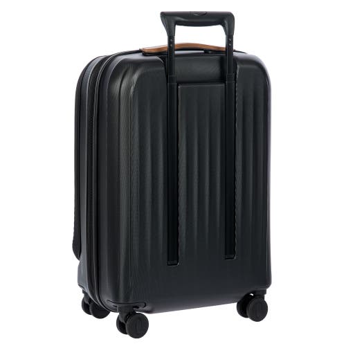Bric's Taormina 21" Carry-on Expandable Spinner With Pocket In Black