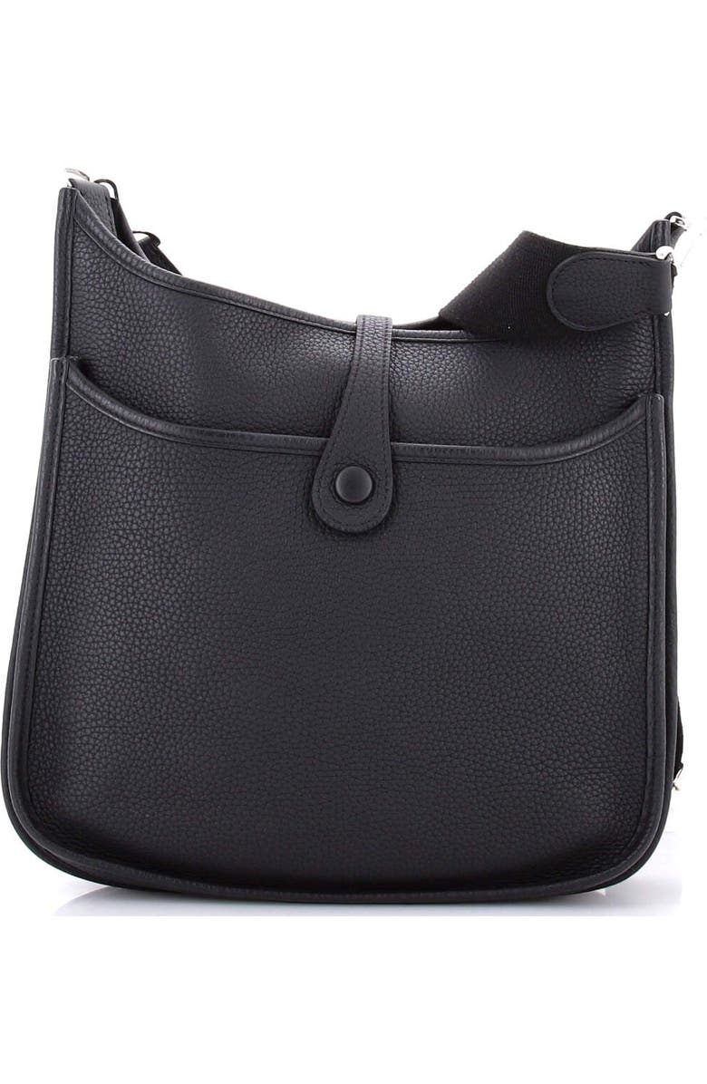 Pre-Owned Hermes Evelyne Bag Gen III Clemence PM, Alternate, color, Noir