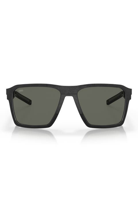 Antille 58mm Polarized Square Sunglasses