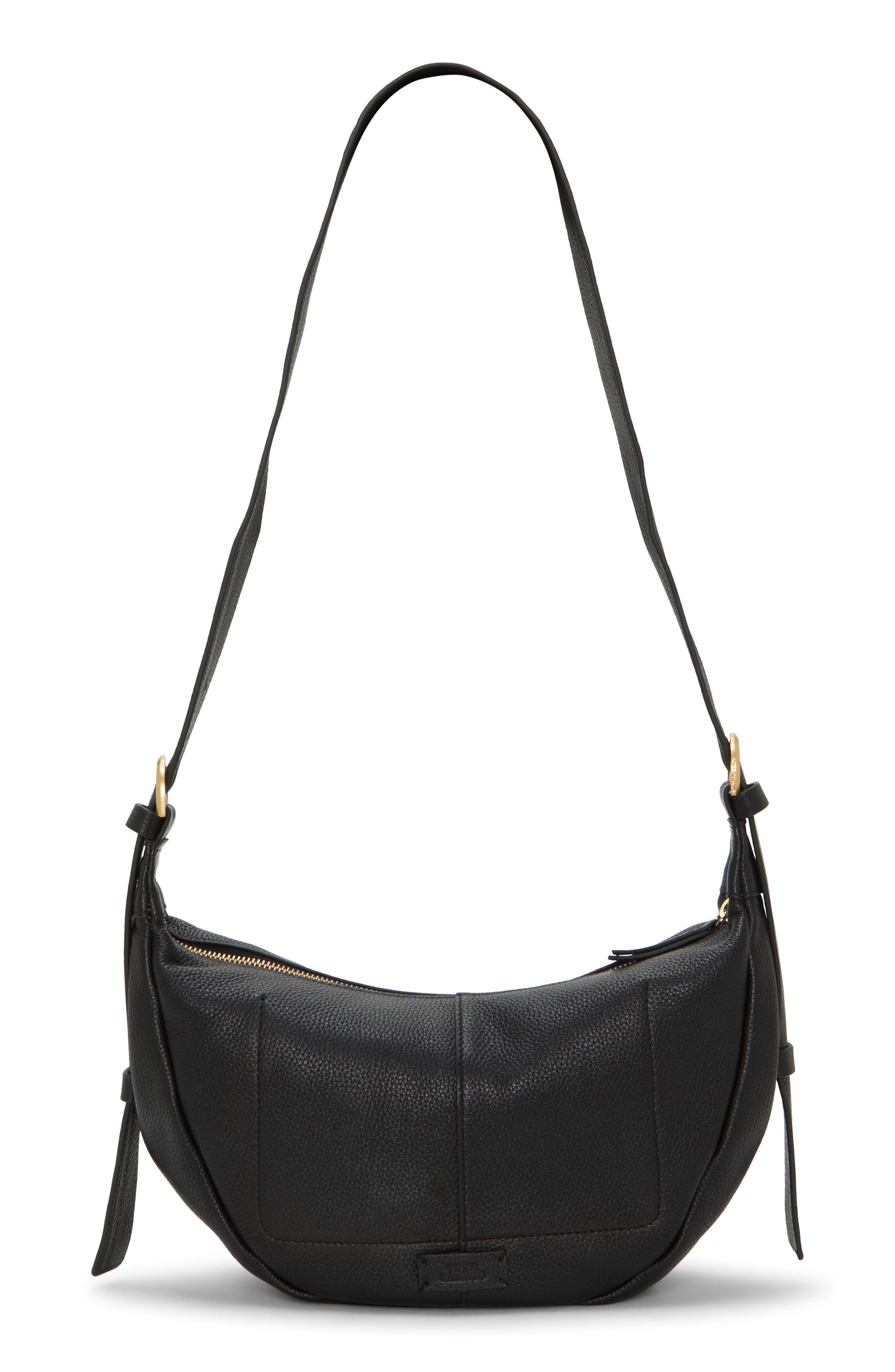 Vince Camuto Jenna Leather Crossbody Bag, Alternate, color, Oxford