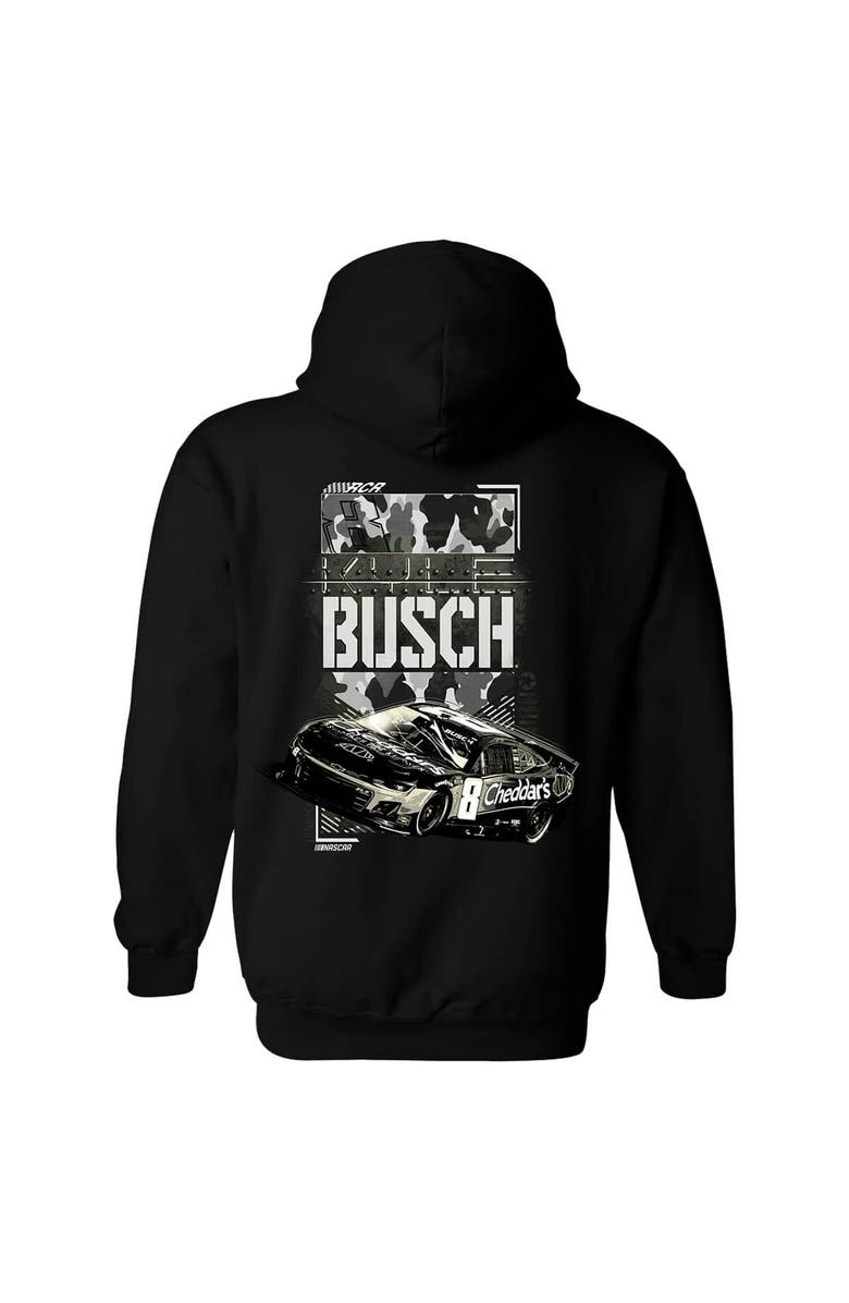 NASCAR Men's Richard Childress Racing Team Collection  Black Kyle Busch Camo Car Pullover Hoodie, Alternate, color, Black