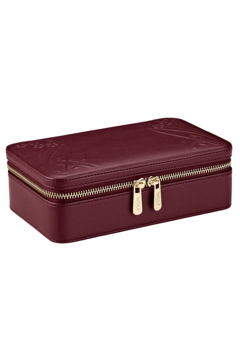 X LIBERTY Medium Zip Case, Alternate, color, Burgundy