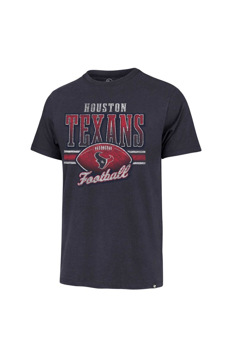 '47 Men's '47 Navy Houston Texans Last Call Franklin T-Shirt, Alternate, color, Navy