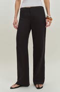 Reformation Vida Low Rise Linen Pants