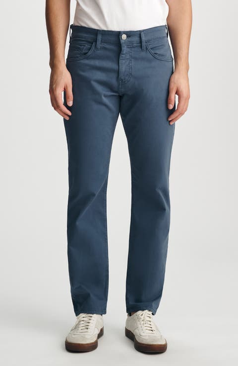 Matt Relaxed Straight Leg Twill Pants