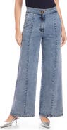 FIFTEEN TWENTY Kristen High Waist Wide Leg Trouser Jeans