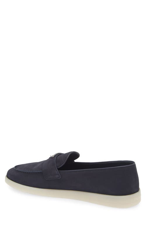 Prada St. Tropez Loafer In Bleu