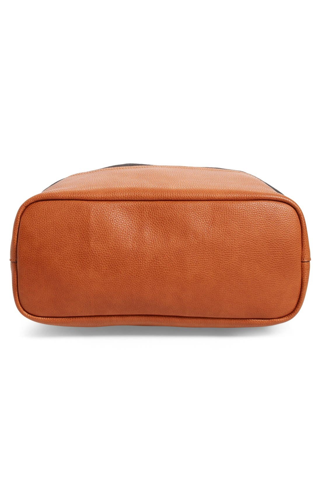 Canvas Tote, Alternate, color, BLACK/ COGNAC