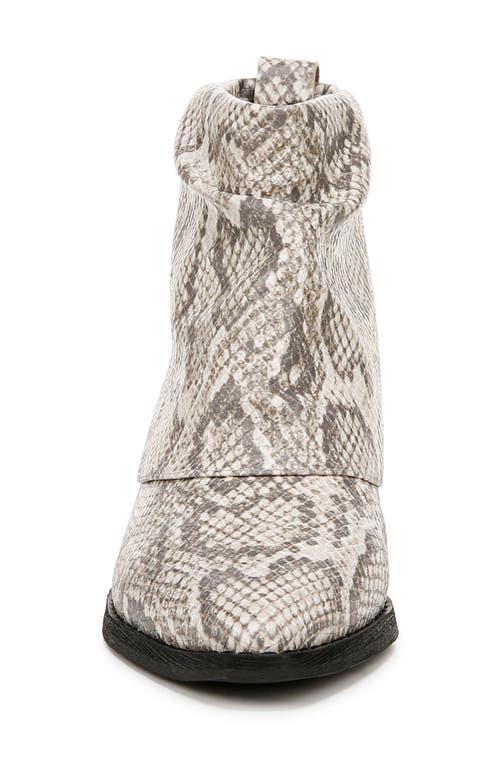 Zodiac Malina Snake Embossed Western Bootie