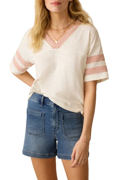 Varsity Stripe Organic Cotton T-Shirt