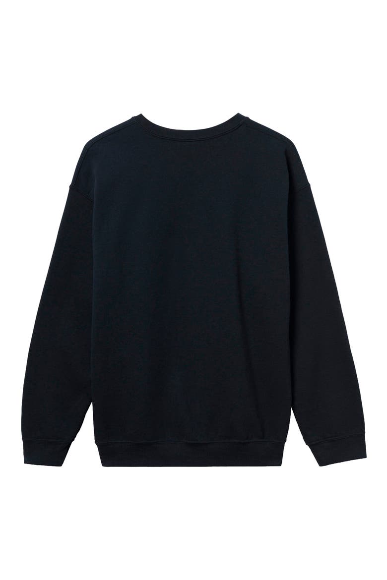 Miami Dolphins Helmet Flea Market Crewneck Sweatshirt, Alternate, color, BLACK