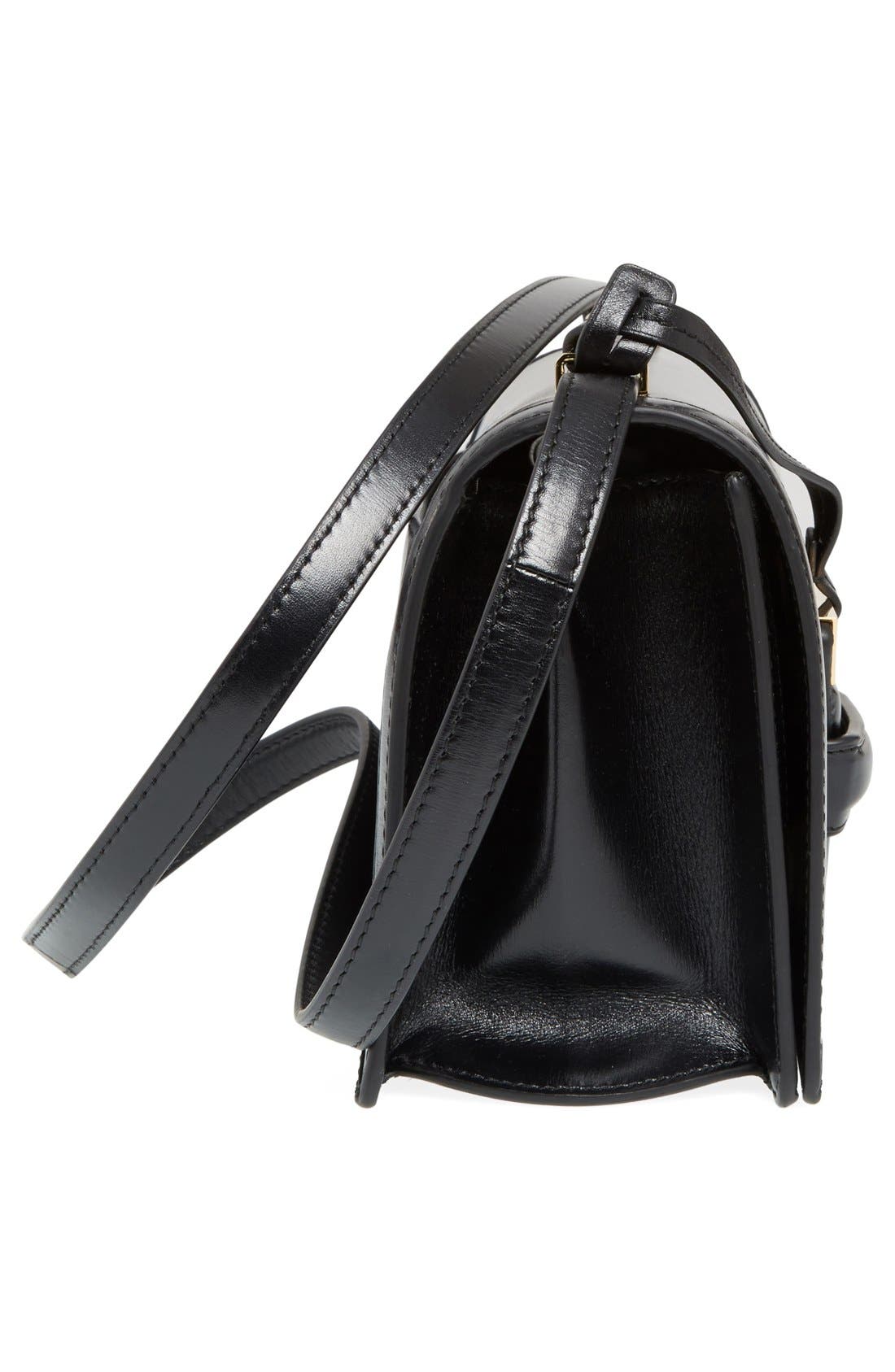 'Barcelona' Shoulder Handbag, Alternate, color, BLACK