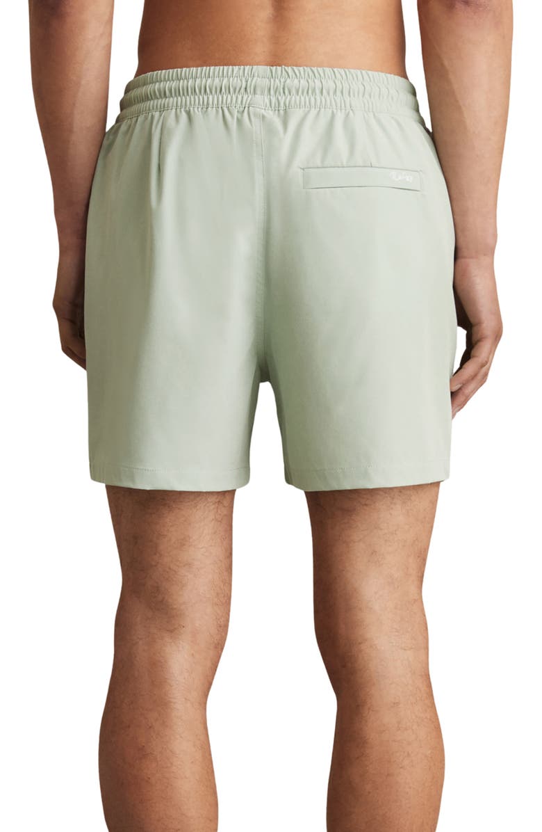 Reiss Cliff Water Resistant Swim Trunks, Alternate, color, Mint Green