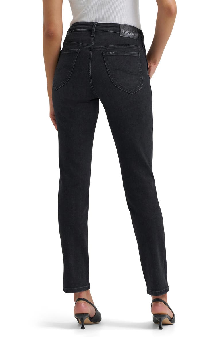 Rider Slim Straight Jeans, Alternate, color, CROWD SOURCED
